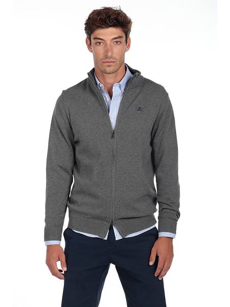 The Time of Bocha Kardigan w kolorze szarym rozmiar: S. Szare kardigany męskie The Time of Bocha, s, bez wzorów, z bawełny, bez kołnierzyka. Za 197.95 zł.