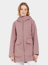 Didriksons Parka "Folka" w kolorze jasnoróżowym rozmiar: 38. Różowe parki damskie Didriksons, m, bez wzorów. Za 454.95 zł.
