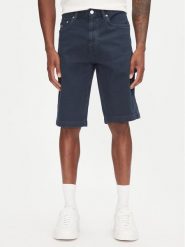 Tommy Jeans Szorty materiałowe Jaimie DM0DM21951 Granatowy Slim Fit. Niebieskie szorty męskie Tommy Jeans, z bawełny, bez kołnierzyka. Za 219.99 zł.