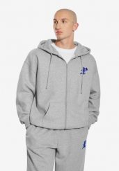 Bluza sportowa męska Prosto Gothic P z kapturem. Szare bluzy sportowe męskie Prosto., l, z bawełny. Za 169.99 zł.