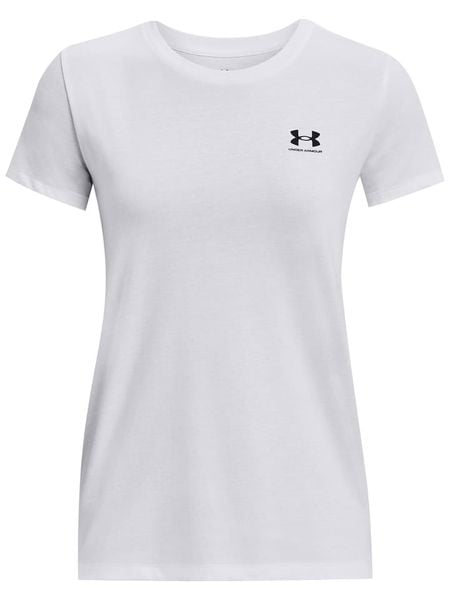 Under Armour Koszulka w kolorze białym rozmiar: S. Białe bluzki damskie Under Armour, s, bez wzorów, bez kołnierzyka, bez ramiączek. Za 61.46 zł.