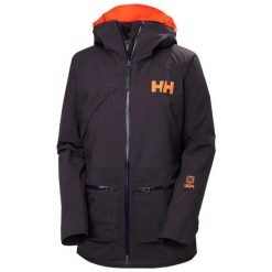 Damska kurtka narciarska Helly Hansen Lifaloft 3.0. Fioletowe kurtki damskie Helly Hansen, xs, bez wzorów, z dzianiny, bez kaptura, narciarskie, primaloft. Za 951.65 zł.