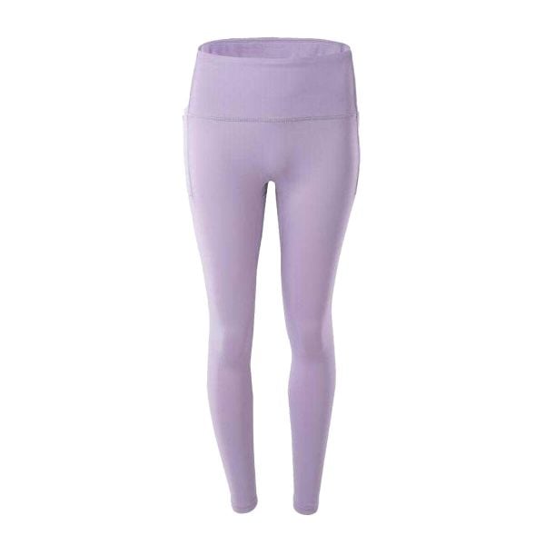 Legginsy Damskie Lemini. Fioletowe legginsy sportowe damskie IQ, l, bez wzorów, z elastanu, z podwyższonym stanem, na fitness i siłownię. Za 226.76 zł.