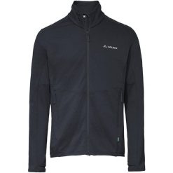 Męska kurtka polarowa Scopi Fleece Jacket II. Czarne kurtki męskie Vaude, l, bez wzorów, z materiału, biznesowe, bez kaptura. Za 458.40 zł.