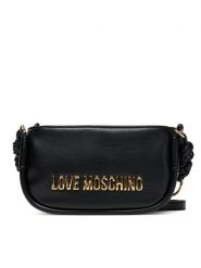 LOVE MOSCHINO Torebka JC4235PP0MKL0000 Czarny. Czarne listonoszki damskie Love Moschino, bez wzorów, ze skóry, bez dodatków. Za 559.99 zł.