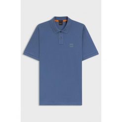 Koszulka polo BOSS Passenger niebieski (50507803-462). Niebieskie koszulki polo męskie Boss, m, bez wzorów, bez ramiączek. Za 279.00 zł.