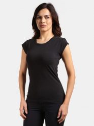 Kilpi Koszulka "Promo" w kolorze czarnym rozmiar: 44. Czarne t-shirty damskie Kilpi, bez wzorów, bez kołnierzyka. Za 60.99 zł.