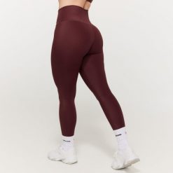 Legginsy damskie fitness z wysokim stanem Prime Fig. Fioletowe legginsy damskie GYMBEAM, l, bez wzorów, z elastanu. Za 130.90 zł.