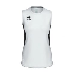Damski tank top Errea Carry. Białe topy sportowe damskie ERREA, xl, bez wzorów, z materiału, bez ramiączek. Za 143.00 zł.