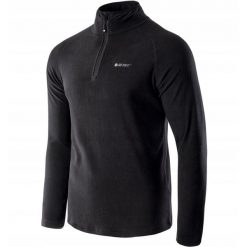 Bluza polarowa dla mężczyzn Hi-tec Dilaso. Czarne bluzy bez kaptura męskie Hi-tec, m, z polaru. W wyprzedaży za 64.99 zł.