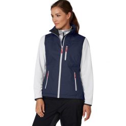 Kurtka uniwersalna damska Helly Hansen W Crew Vest. Niebieskie kurtki damskie Helly Hansen, s, bez kaptura. Za 419.00 zł.