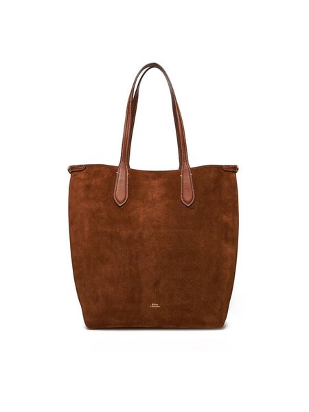 Polo Ralph Lauren Torebka 428968152001 Brązowy. Brązowe torebki klasyczne damskie Polo Ralph Lauren, bez wzorów, ze skóry, bez dodatków. Za 2,109.00 zł.