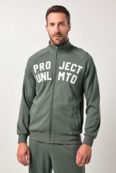 Męska Kurtka treningowa fitness stójka naszywka na piersi do rozm. 7 XL. Zielone szorty męskie JAY-PI, z aplikacjami, z bawełny. Za 349.99 zł.