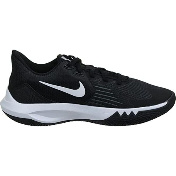 Buty do chodzenia męskie Nike Precision V. Czarne buty sportowe na co dzień męskie Nike, na wiosnę, z materiału, bez zapięcia, trekkingowe. Za 417.00 zł.