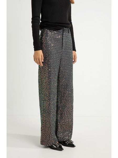 Josephine & Co Dżinsy "Freddy" - Comfort fit - w kolorze ciemnoszarym ze wzorem rozmiar: 36. Szare jeansy damskie Josephine & Co. Za 235.50 zł.