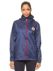 Vent du Cap Kurtka przeciwdeszczowa w kolorze granatowym rozmiar: L. Niebieskie kurtki przeciwdeszczowe damskie Vent du Cap, l, bez kaptura. Za 113.99 zł.