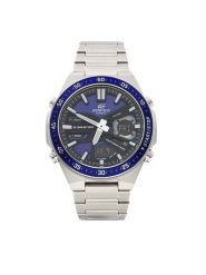 Casio Zegarek Edifice EFV-C110D-2AVEF Srebrny. Szare zegarki męskie Casio, srebrne. Za 489.99 zł.