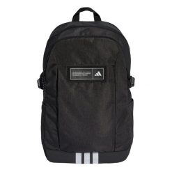 Plecak adidas. Czarne plecaki męskie Adidas, bez wzorów, z materiału. Za 206.95 zł.