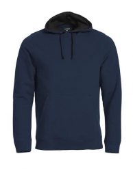 Clique Classic Hoody – bluza z kapturem z mieszanki bawełny, podszycie kaptura. Niebieskie bluzy z kapturem męskie CLIQUE, m, z bawełny. Za 309.10 zł.