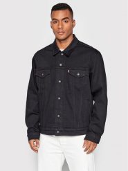 Levi's® Kurtka jeansowa The Trucker 72334-0403 Czarny Regular Fit. Czarne kurtki męskie m, bez wzorów, z bawełny, bez kaptura. Za 449.99 zł.