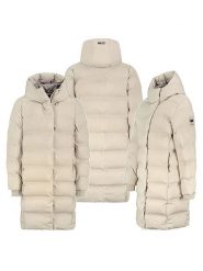 Sublevel Płaszcz zimowy w kolorze beżowym rozmiar: M. Brązowe płaszcze damskie Sublevel, na zimę, m, bez wzorów, z puchu. Za 266.03 zł.