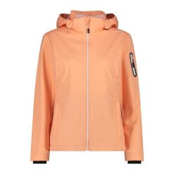 Kurtka damska turystyczna CMP 39A5016. Brązowe kurtki damskie CMP, l, bez wzorów, z softshellu, z kapturem. Za 299.99 zł.