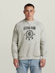 G-Star Bluza w kolorze jasnoszarym rozmiar: L. Szare bluzy bez kaptura męskie G-Star, l, z bawełny. Za 162.49 zł.