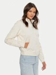 Guess Bluza Stacie V4BQ01 KC5O0 Beżowy Regular Fit. Brązowe bluzy bez kaptura damskie Guess, xxs, z bawełny. Za 289.99 zł.