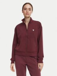 Guess Bluza V6YQ17 K4313 Bordowy Regular Fit. Czerwone bluzy bez kaptura damskie Guess, m, z syntetyku. Za 394.99 zł.