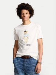Polo Ralph Lauren T-Shirt 710854497037 Biały Regular Fit. Białe koszulki polo męskie Polo Ralph Lauren, m, bez wzorów, z bawełny, bez ramiączek. Za 359.99 zł.