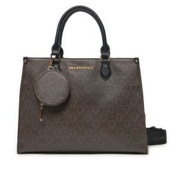 Torebka Valentino. Brązowe torebki klasyczne damskie Valentino, bez wzorów, bez dodatków. Za 389.99 zł.