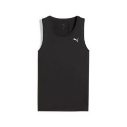 Damska koszulka bez rękawów TAD ESSENTIALS PUMA. Czarne bluzki sportowe damskie Puma, xl, z dżerseju, bez kołnierzyka, bez ramiączek. Za 99.00 zł.