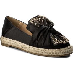 Espadryle JENNY FAIRY WS56705-2. Czarne espadryle damskie Jenny Fairy, bez wzorów, z materiału, bez obcasa. W wyprzedaży za 39.99 zł.