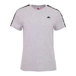 Koszulka Damska Jara. Szare t-shirty damskie Kappa, l, bez wzorów, bez kołnierzyka. Za 84.99 zł.