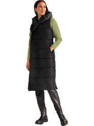 Heine Kamizelka pikowana w kolorze czarnym rozmiar: 34. Czarne kamizelki damskie Heine. Za 100.28 zł.