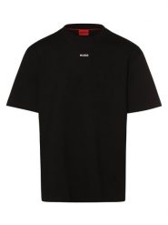 HUGO T-shirt Mężczyźni Bawełna czarny, L. Czarne t-shirty męskie Hugo, l, bez wzorów, z bawełny, bez kołnierzyka. Za 249.95 zł.