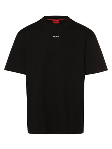 HUGO T-shirt Mężczyźni Bawełna czarny, L. Czarne t-shirty męskie Hugo, l, bez wzorów, z bawełny, bez kołnierzyka. Za 249.95 zł.