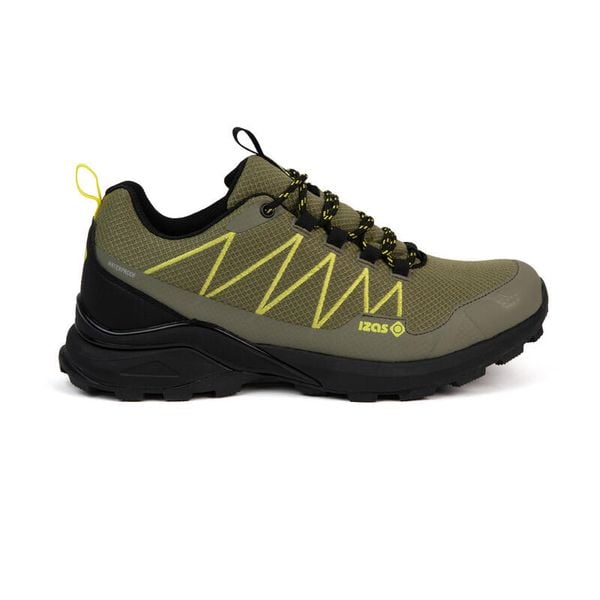 Męskie buty trekkingowe/turystyczne na średnie/krótkie dystanse z podeszwą z bie. Zielone buty trekkingowe męskie IZAS, z meshu, bez zapięcia, outdoorowe. Za 313.00 zł.