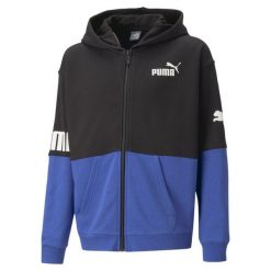 Puma Bluza Power Fz Tr 67322992. Niebieskie bluzy z kapturem męskie Puma. Za 236.95 zł.