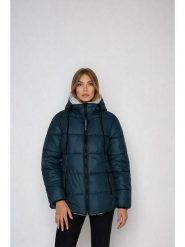 Steve Madden Kurtka zimowa w kolorze turkusowym rozmiar: M. Niebieskie kurtki damskie Steve Madden, na zimę, m, bez wzorów, z puchu, bez kaptura. Za 256.70 zł.