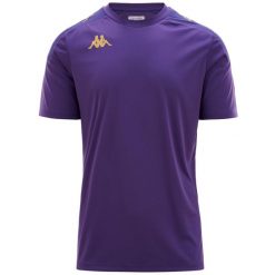 Koszulka Kappa Gianto. Fioletowe t-shirty sportowe męskie Kappa, m, z materiału, bez ramiączek, do piłki nożnej. Za 141.65 zł.