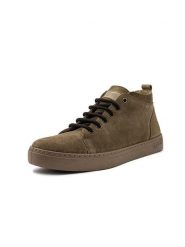 Natural world Skórzane botki w kolorze jasnobrązowym rozmiar: 43. Brązowe buty zimowe męskie natural world, z wełny, bez zapięcia. Za 196.24 zł.