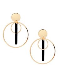 TATUUM Pozłacane kolczyki-wkrętki rozmiar: onesize. Czarne kolczyki damskie Tatuum, metalowe. Za 34.95 zł.