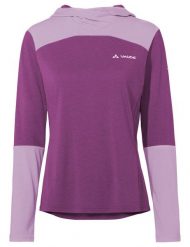 Koszulka damska Tremalzo LS. Czerwone bluzki sportowe damskie Vaude, bez wzorów, z materiału, bez ramiączek. Za 339.00 zł.