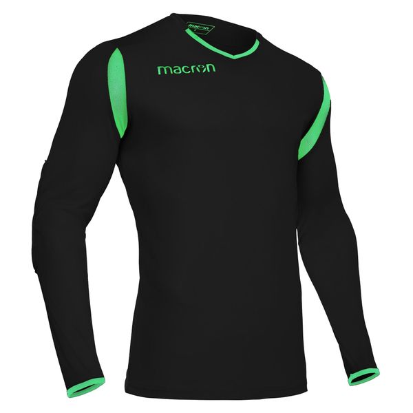 Koszulka bramkarska Macron antilia. Czarne t-shirty sportowe męskie Macron, bez ramiączek, do piłki nożnej. Za 213.50 zł.