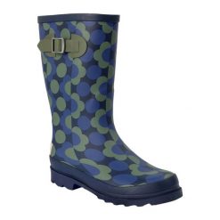 Womens/Ladies Orla Kiely Rain Cloud Mid Calf Wellington Boots. Niebieskie kalosze damskie Regatta, bez wzorów. Za 364.99 zł.