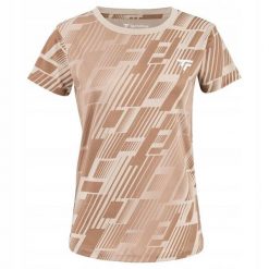Damska koszulka tenisowa Tecnifibre X-Loop T-Shirt. Brązowe t-shirty damskie TECNIFIBRE, bez wzorów, bez kołnierzyka. Za 209.99 zł.