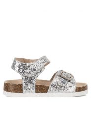 Nelli Blu Sandały CF-040124-01 Srebrny. Szare sandały dziewczęce Nelli Blu, z syntetyku, bez zapięcia. Za 69.99 zł.