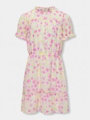 Kids ONLY Sukienka letnia Amanda 15322508 Biały Regular Fit. Białe sukienki dziewczęce Kids Only, na lato, bez wzorów, z syntetyku, bez ramiączek. Za 159.99 zł.