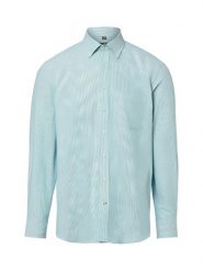 Nils Sundström Męska koszula casual Mężczyźni Regular Fit Bawełna zielony, S. Zielone koszule męskie Nils Sundström, m, bez wzorów, z bawełny, bez kołnierzyka, bez ramiączek. Za 199.95 zł.